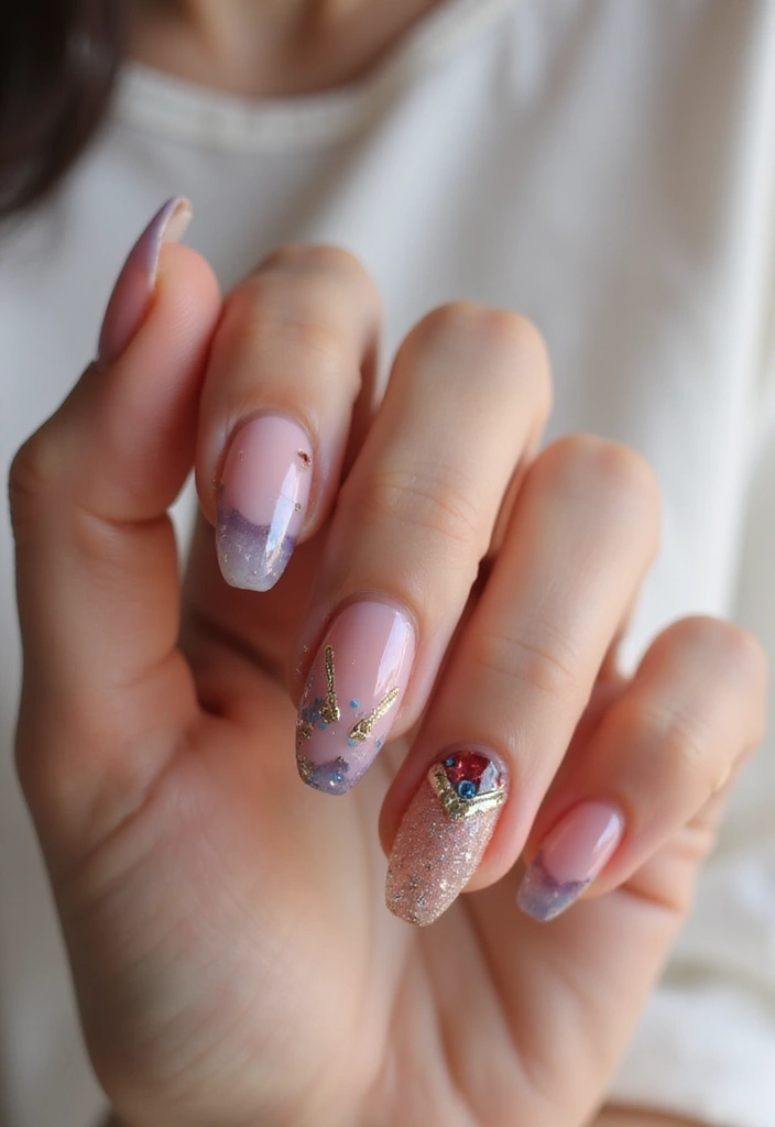33 Glass Nail Trend: Transparent, Glossy, and Totally In Demand - 33. Embracing Your Unique Style with Glass Nails
