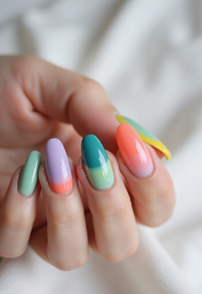 33 Glass Nail Trend: Transparent, Glossy, and Totally In Demand - 4. Color Combinations for Glass Nails