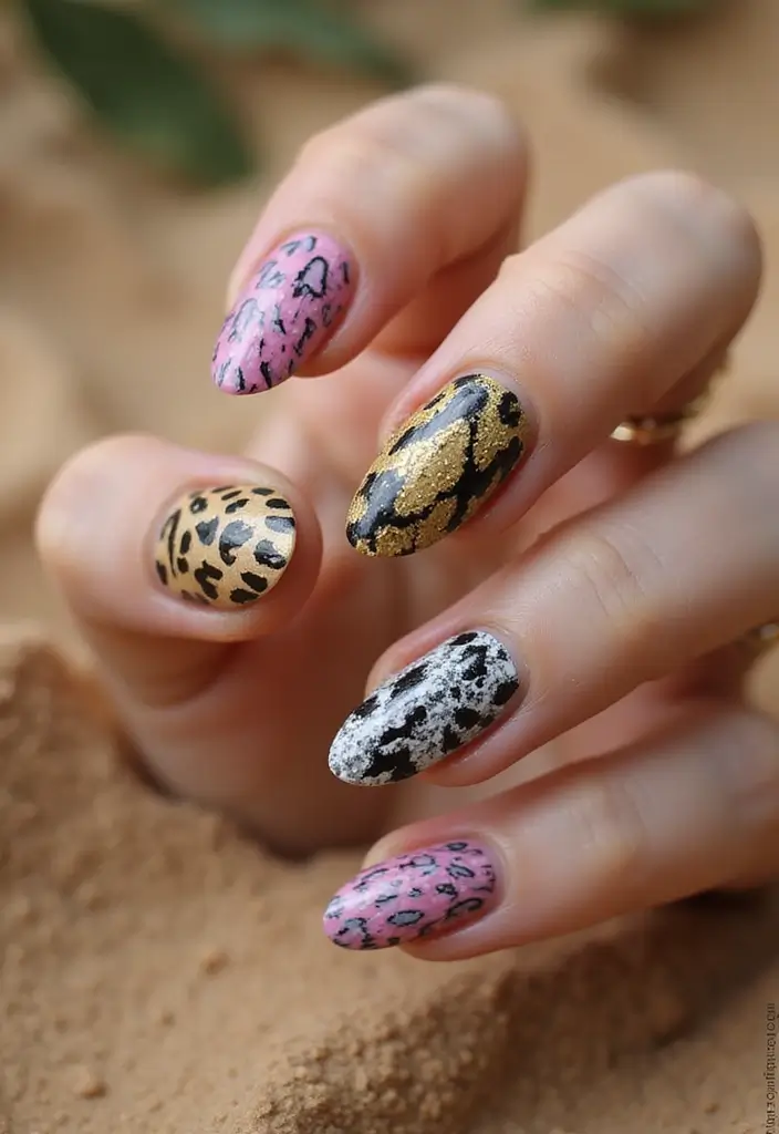 33 Press-On Nails That Look 100% Real (No One Will Know!) - 16. Animal Prints for the Wild at Heart