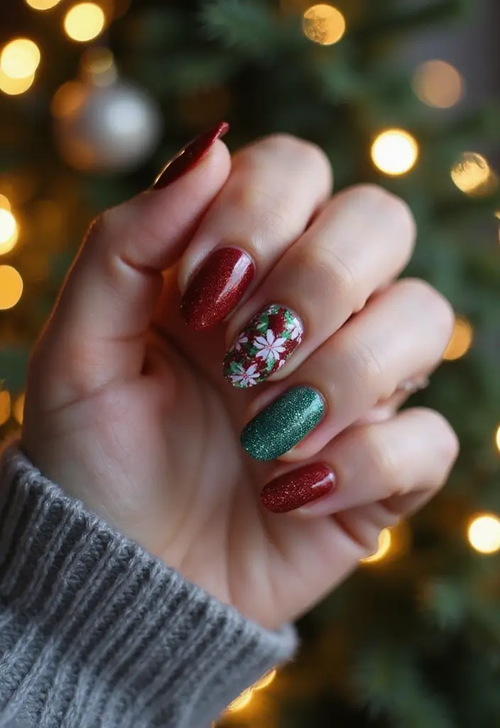 33 Press-On Nails That Look 100% Real (No One Will Know!) - 27. Holiday Specials for Festive Cheer