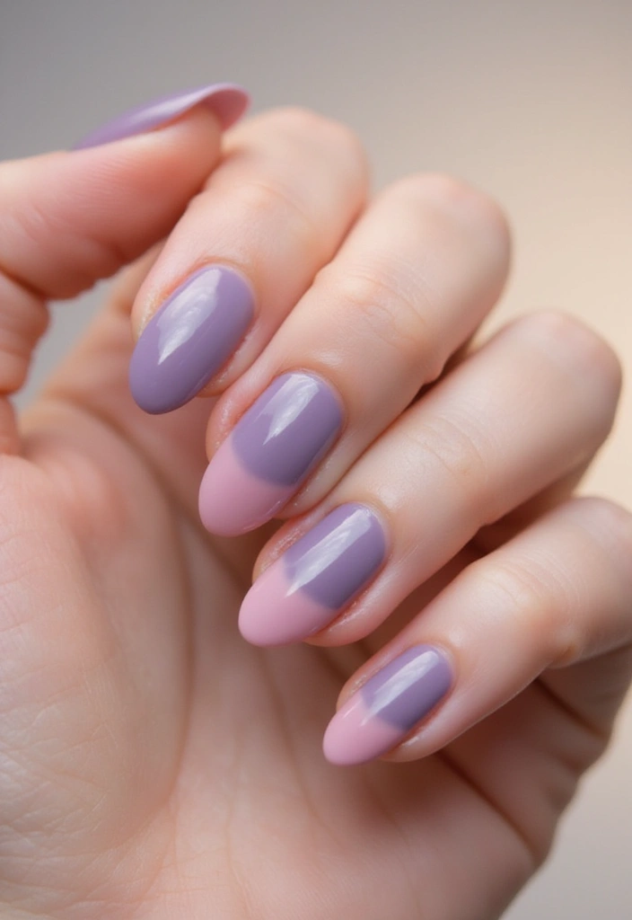 34 Easter Nail Art 2025 – Cute, Pastel & Playful - 6. Gradient Pastel Tips