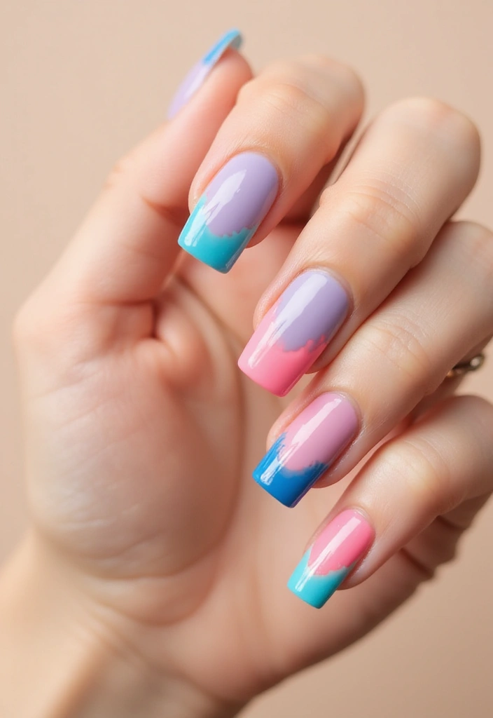 34 Short Nails Cute Designs That Prove Size Doesn’t Matter - 1. Classic French Tips with a Twist