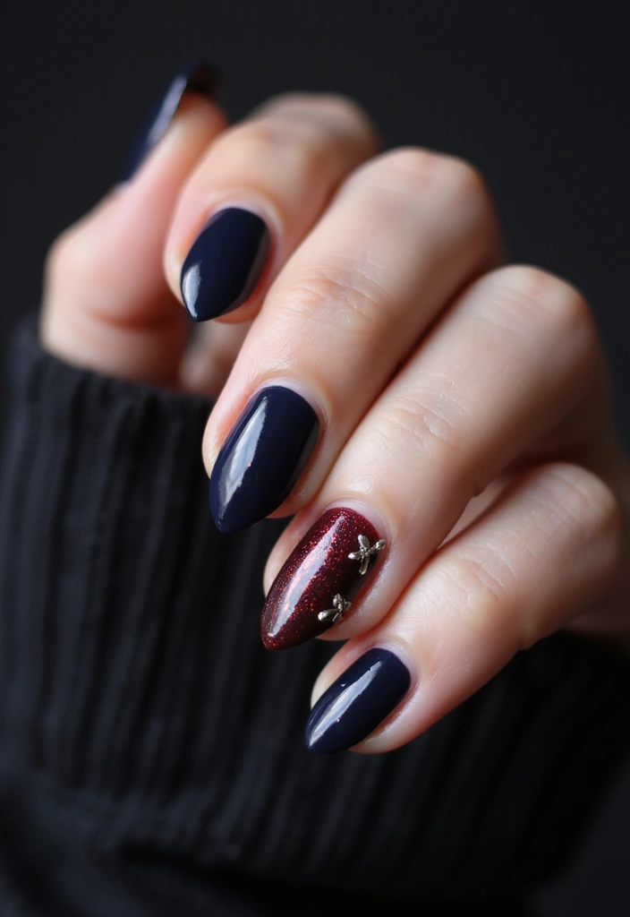 34 Short Nails Cute Designs That Prove Size Doesn’t Matter - 19. Edgy Dark Colors