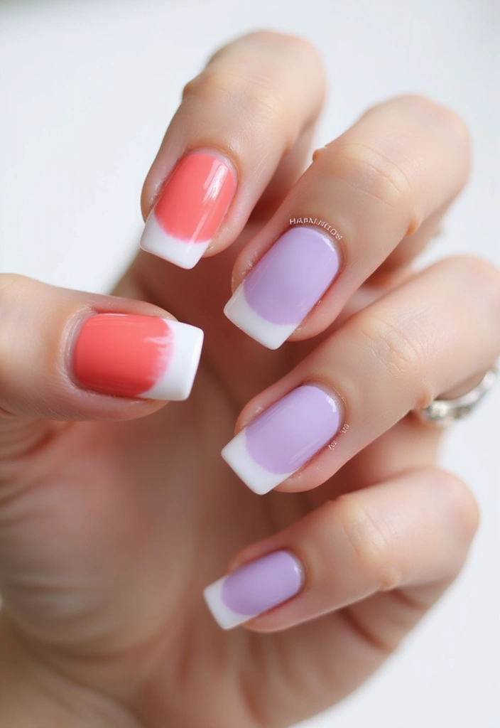 35 French Tip Nails 2024 – The Modern Twist Everyone’s Obsessed With - 10. Negative Space French Tips