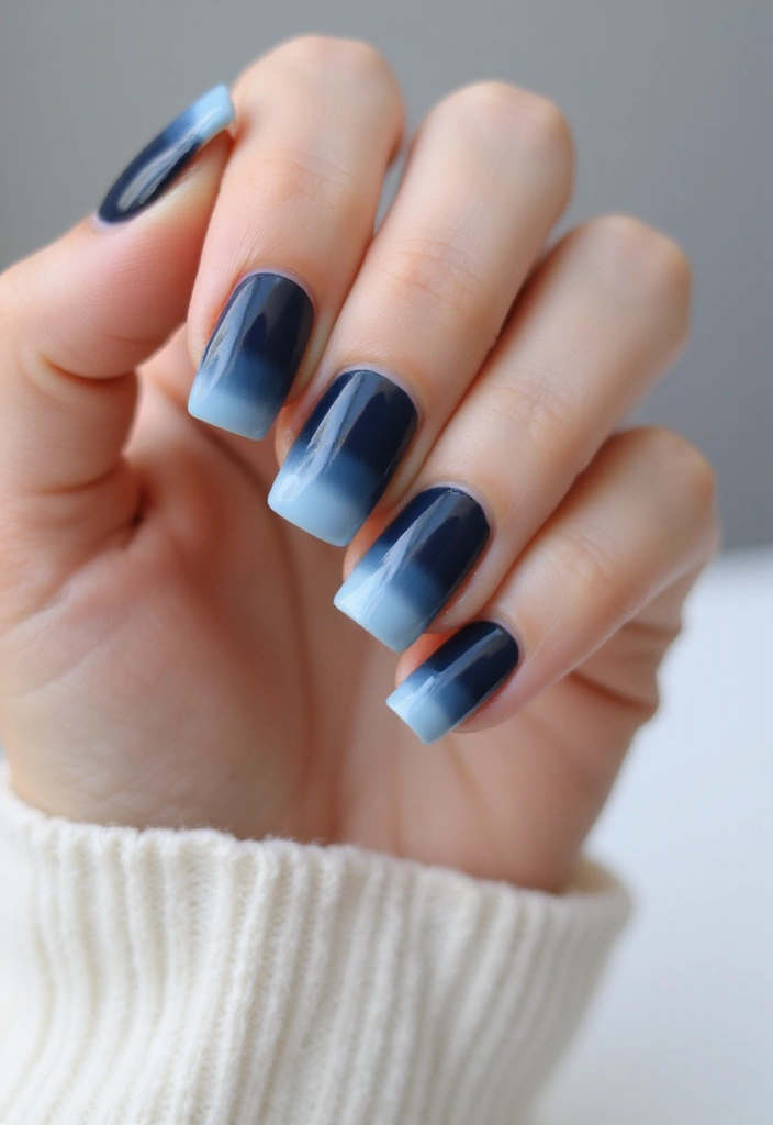 35 Square Nail Designs That Are Edgy Yet Elegant - 15. Monochrome Magic