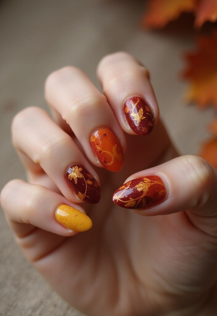 36 Almond Nails 2025: The Most Flattering Shape Right Now - 14. Seasonal Colors and Patterns