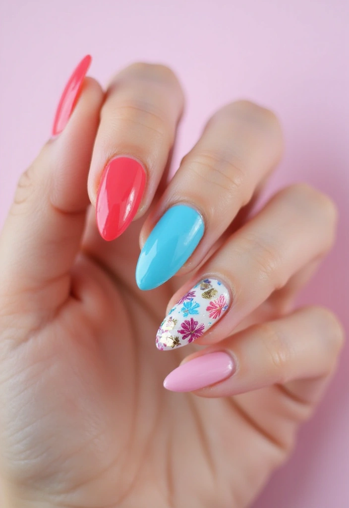 36 Almond Nails 2025: The Most Flattering Shape Right Now - 17. Customizable Nail Stickers