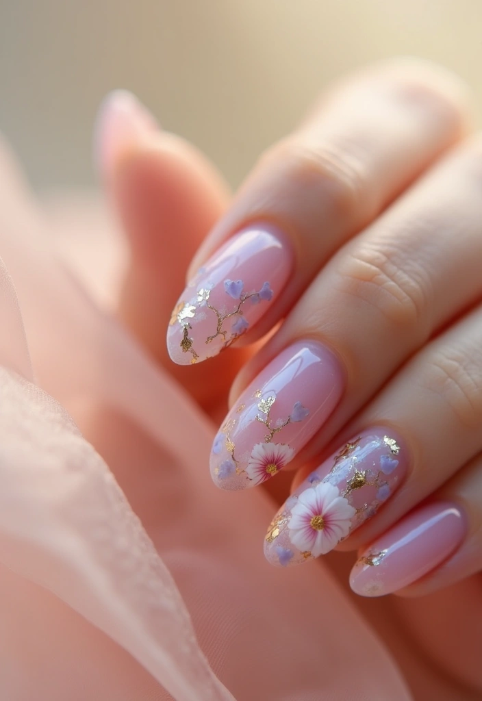 36 Almond Nails 2025: The Most Flattering Shape Right Now - 30. Custom Nail Art for Events