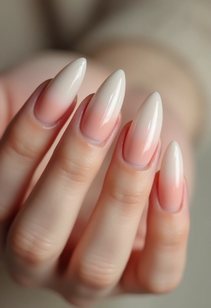 36 Almond Nails 2025: The Most Flattering Shape Right Now - 33. Soft Gradient Neutrals