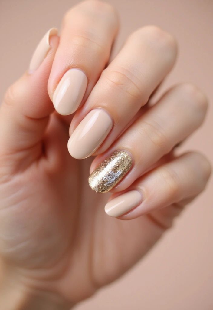 36 Almond Nails 2025: The Most Flattering Shape Right Now - 5. Metallic Accents