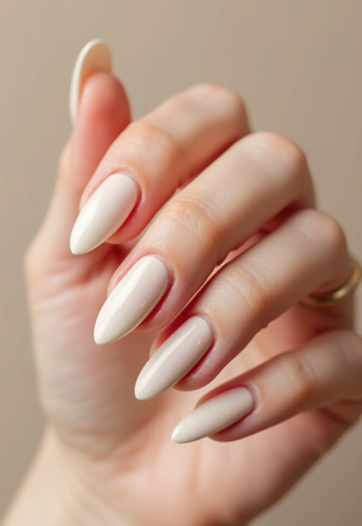 36 Almond Nails 2025: The Most Flattering Shape Right Now - 6. Matte Milky Nails