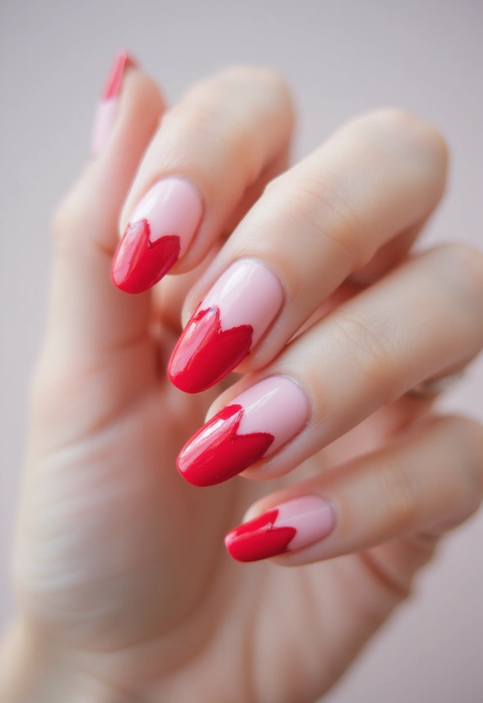 36 Coquette Nail Art Ideas with Hearts, Bows, and Feminine Flair - 33. Whimsical Heart Beats