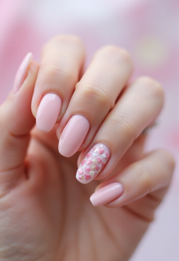 36 Coquette Nail Art Ideas with Hearts, Bows, and Feminine Flair - 8. Cascade Hearts