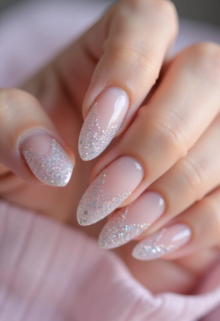 36 Sparkling Nail Accents Perfect for Evening Events - 2. Diamond Dust Delight