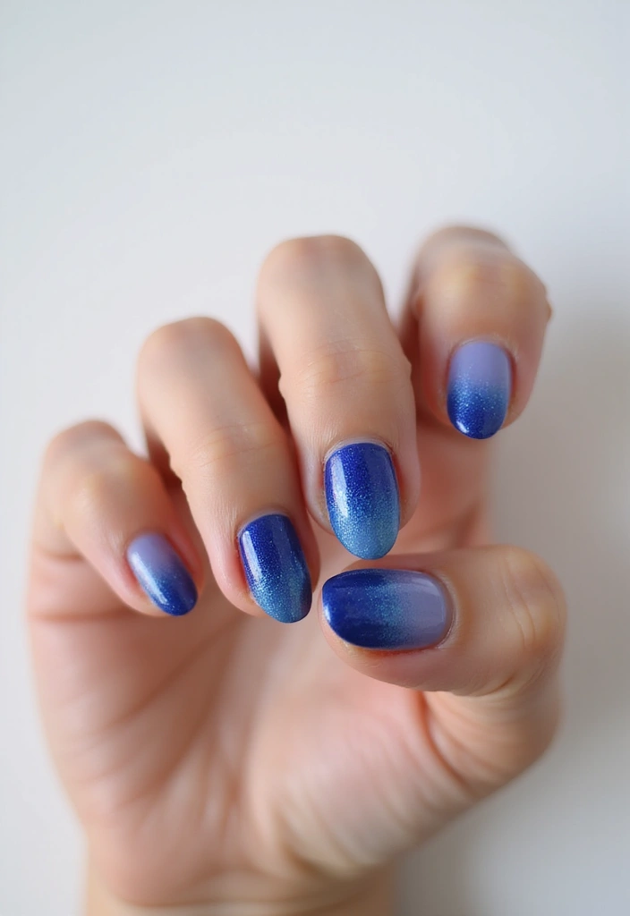 36 Sparkling Nail Accents Perfect for Evening Events - 8. Shimmering Ombre