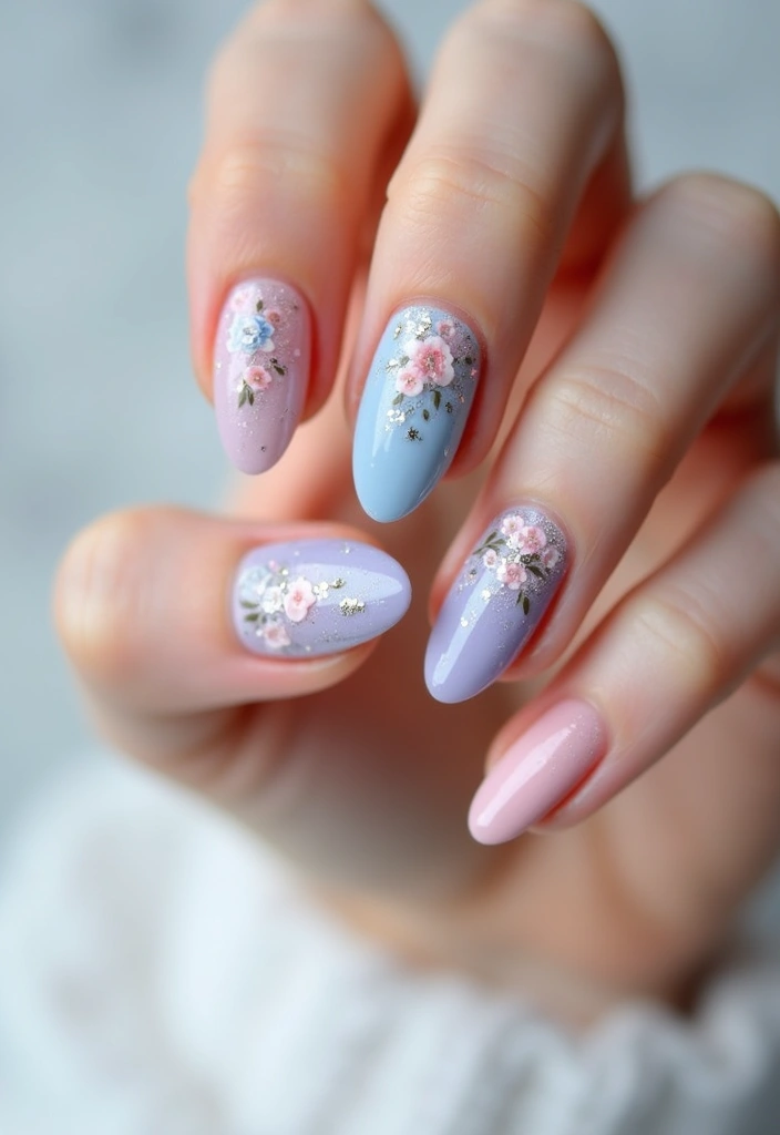 37 Bridal Shower Nail Ideas That Are Festive & Fun - 2. Soft Pastels