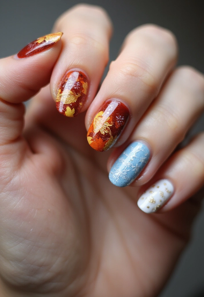 37 Bridal Shower Nail Ideas That Are Festive & Fun - 21. Seasonal Themes