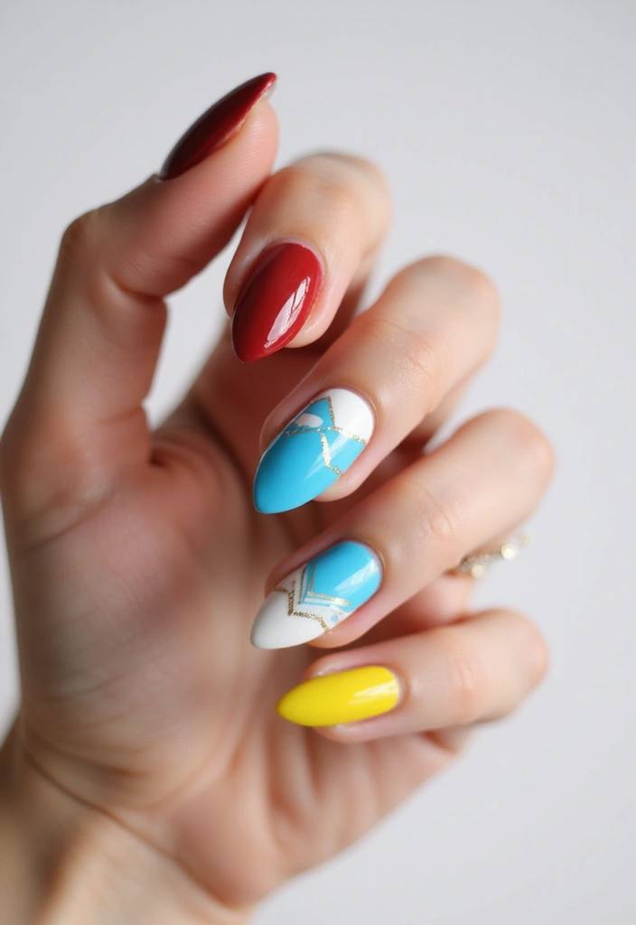 37 Milky White Nails That Give That 'Glass Skin' Effect - 37. Bold Contrast
