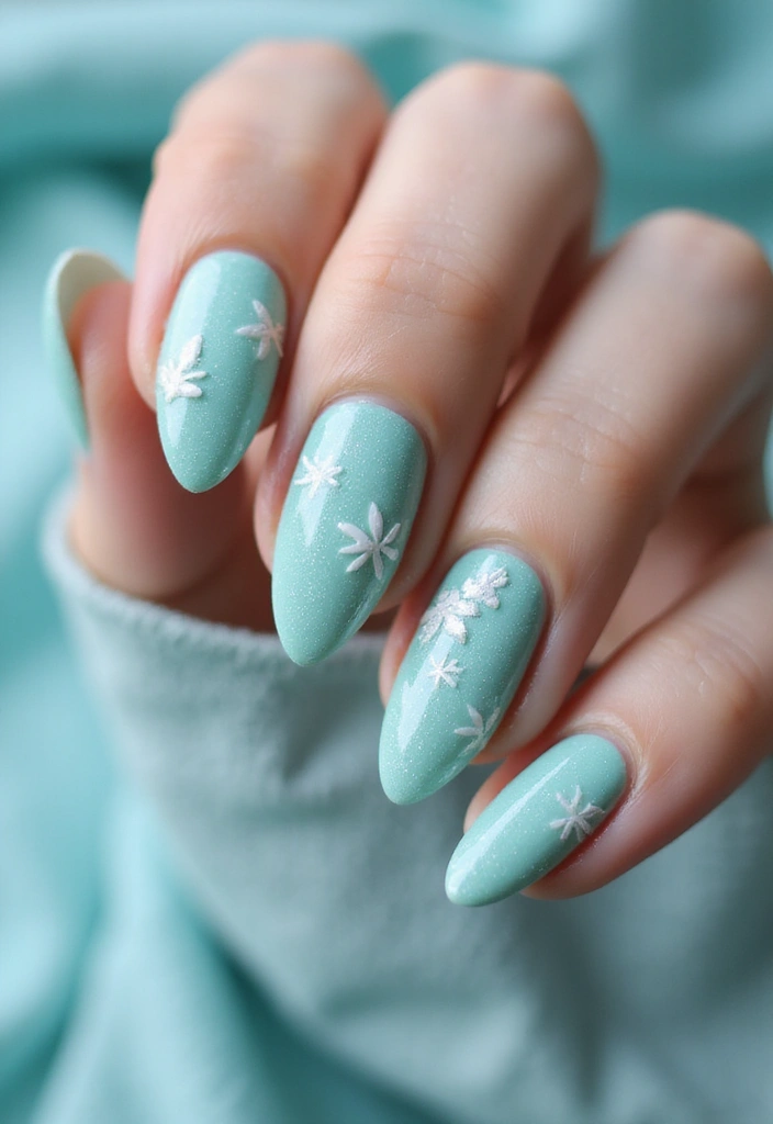 38 Matching Nail and Lip Combos for a Cohesive Look - 34. Frosted Mint
