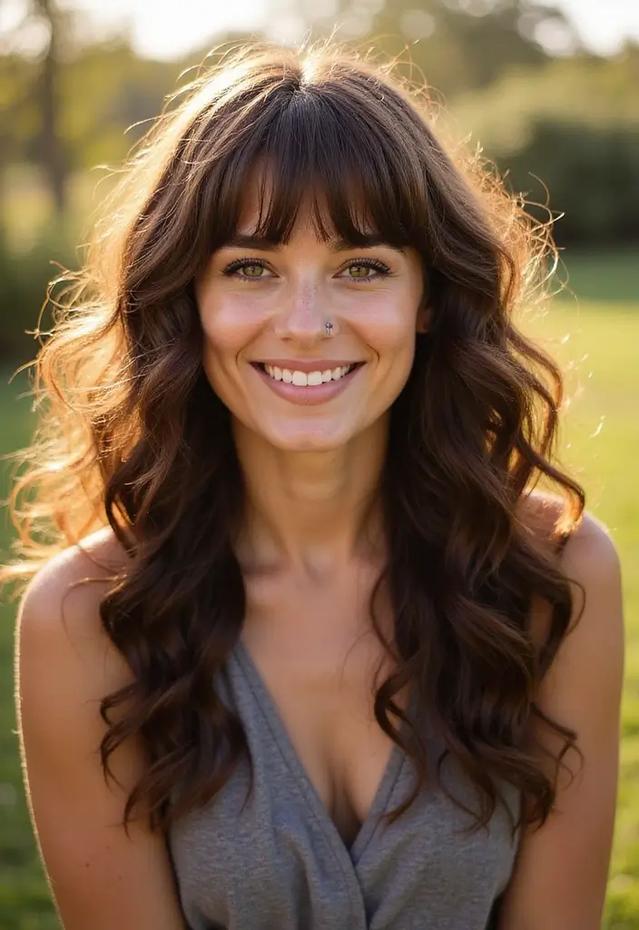 25 Bangs Hairstyle Ideas That Frame the Perfect Look - 1. Soft Wispy Bangs