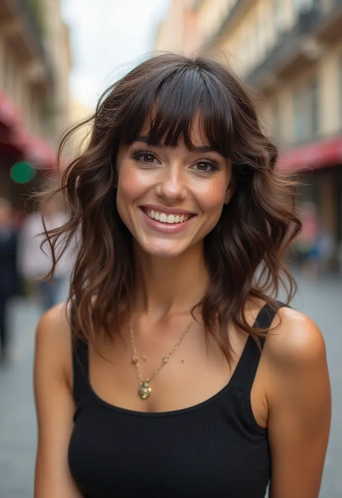 25 Bangs Hairstyle Ideas That Frame the Perfect Look - 10. Shaggy Bangs