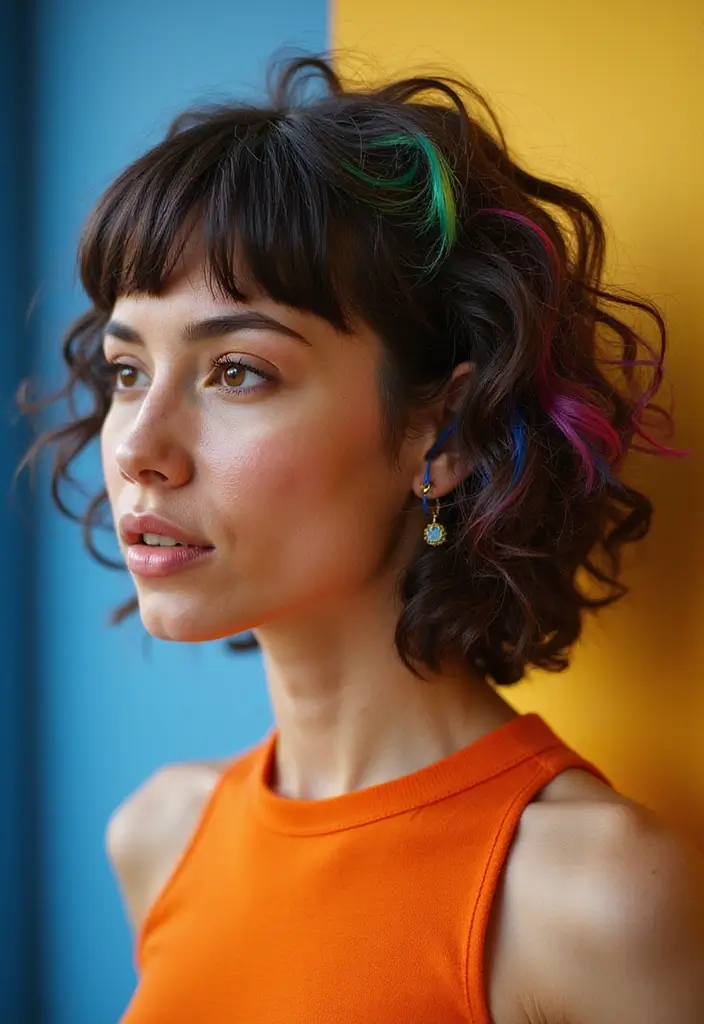 25 Bangs Hairstyle Ideas That Frame the Perfect Look - 18. Funky Bangs