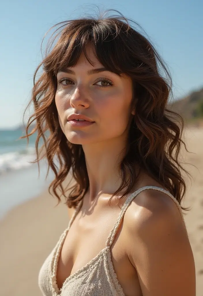 25 Bangs Hairstyle Ideas That Frame the Perfect Look - 8. Piecey Bangs
