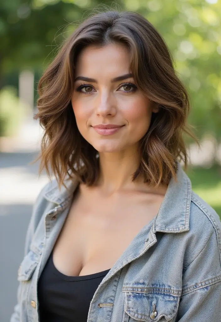 25 Celebrity-Inspired Hairstyles to Try This Year - 5. Textured Lob Like Lucy Hale