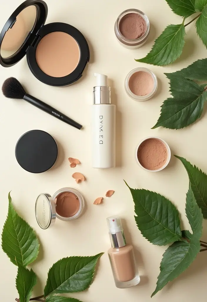 25 Dewy Makeup Looks That Shine Without Oil - 19. Vegan and Natural Makeup Products