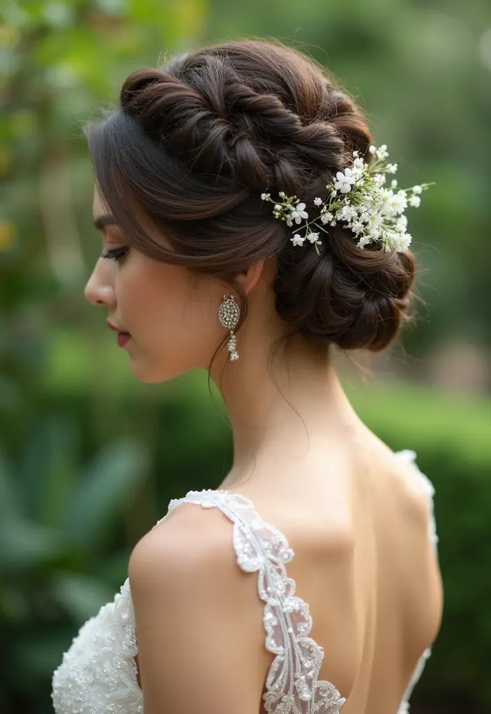 25 Elegant Updo Hairstyles for Special Events - 22. Intricate Twists
