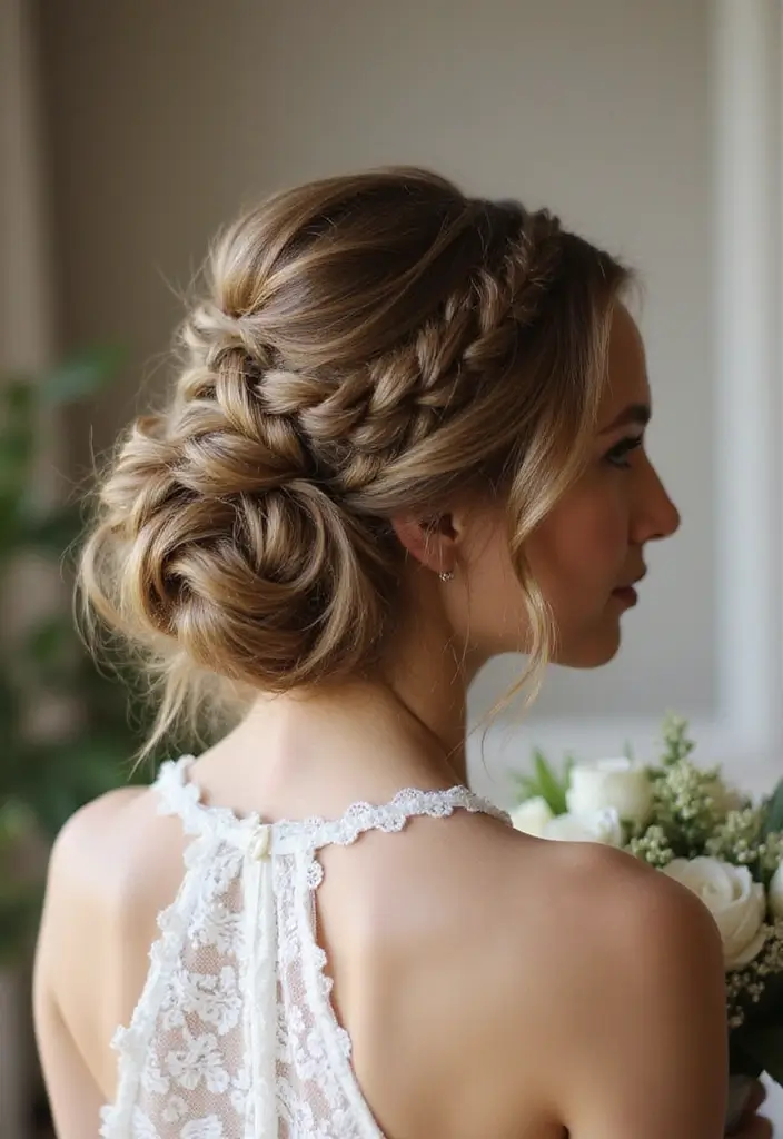 25 Elegant Updo Hairstyles for Special Events - 5. Textured Updo