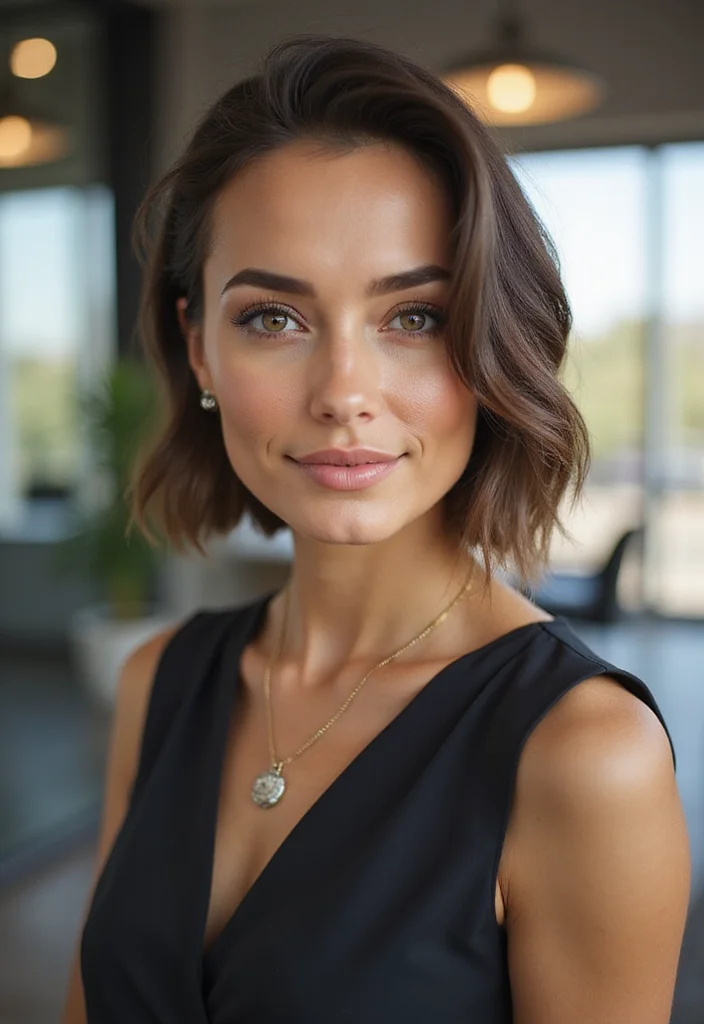 25 Everyday Office Makeup Looks That Impress - 17. Chic Side Sweep