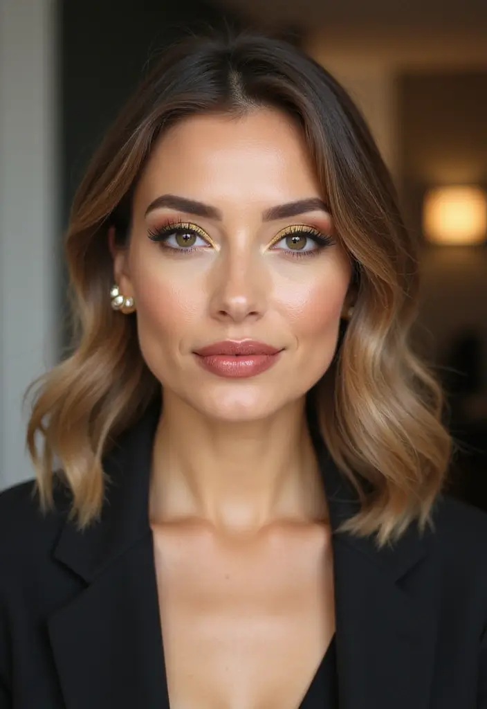 25 Everyday Office Makeup Looks That Impress - 21. Professional Glam