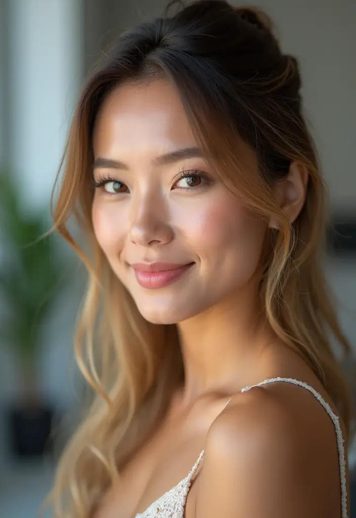 25 Everyday Office Makeup Looks That Impress - 5. Dewy Skin and Glossy Lips