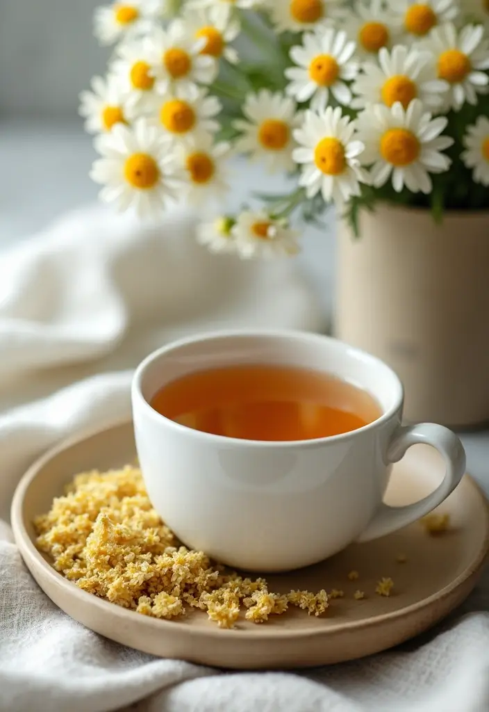 25 Natural Foundation Alternatives for Skin-Loving Beauty - 16. Chamomile Tea for Soothing Coverage