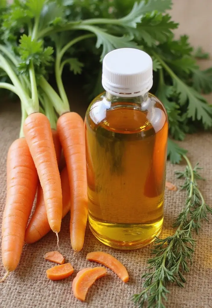 25 Natural Foundation Alternatives for Skin-Loving Beauty - 20. Carrot Seed Oil for Natural Tint