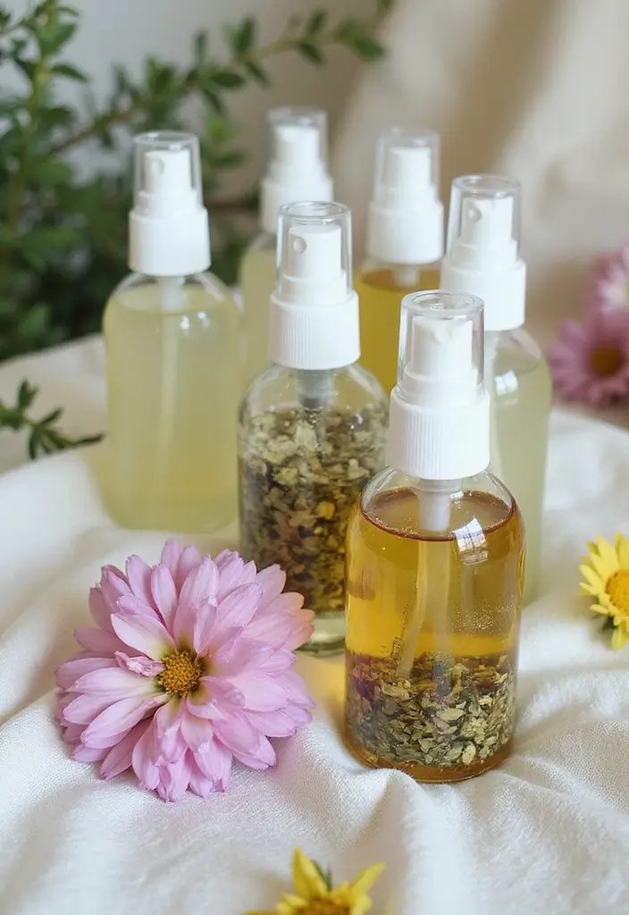 25 Natural Foundation Alternatives for Skin-Loving Beauty - 24. Herbal Face Mists for Refreshment
