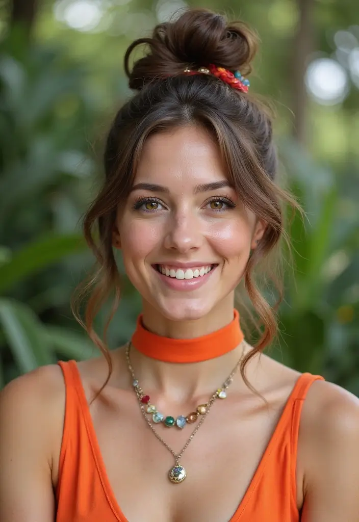 25 Teen Hairstyle Ideas That Are Fun and Fresh - 1. The Trendy Half-Up Top Knot