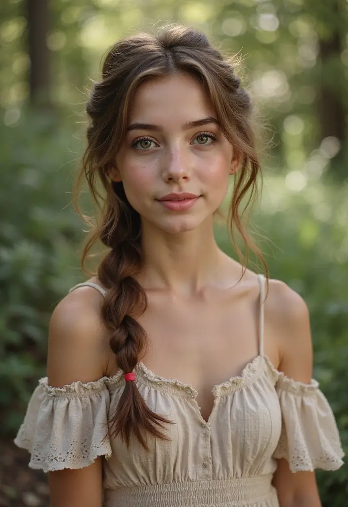 25 Teen Hairstyle Ideas That Are Fun and Fresh - 12. Romantic Side Braid