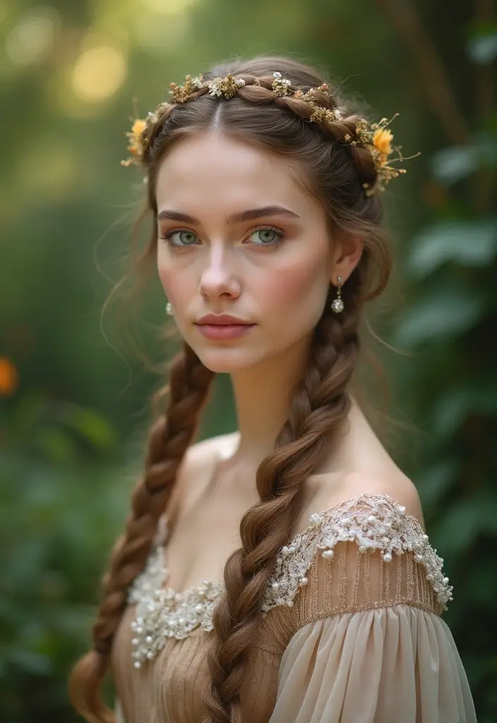 25 Teen Hairstyle Ideas That Are Fun and Fresh - 14. Braided Crown