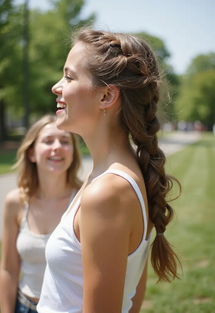 25 Teen Hairstyle Ideas That Are Fun and Fresh - 6. Fun Fishtail Braid