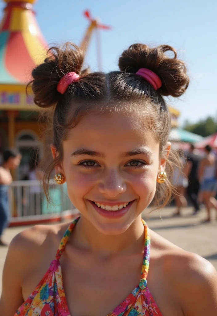 25 Teen Hairstyle Ideas That Are Fun and Fresh - 8. Playful Space Buns