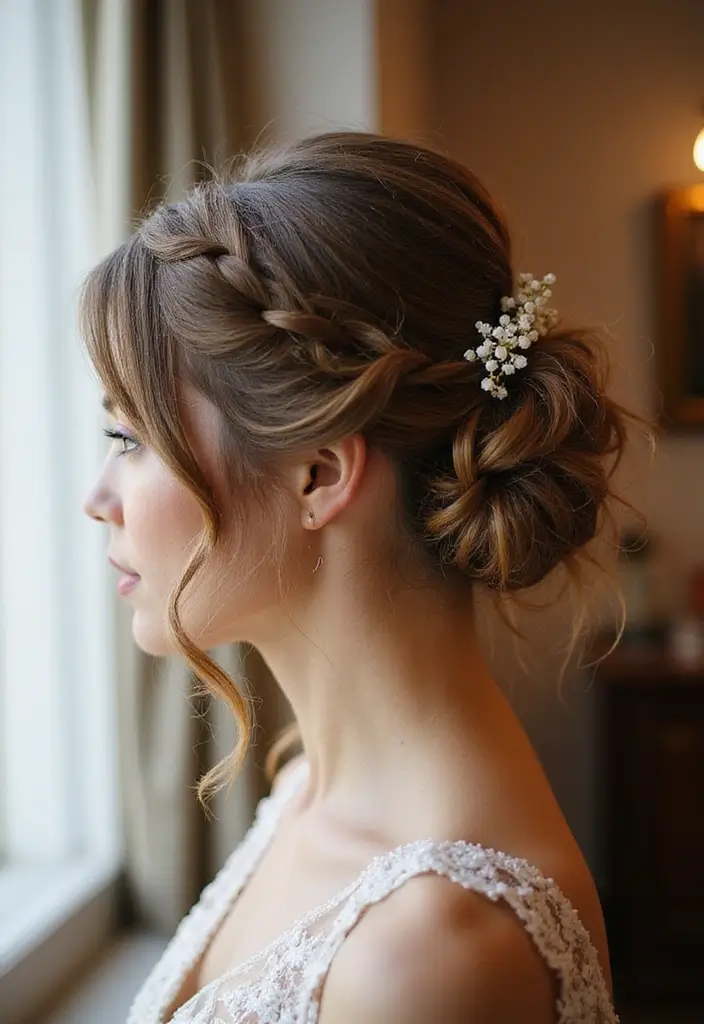 25 Wedding Hairstyle Ideas for Every Bride - 13. Twisted Updo