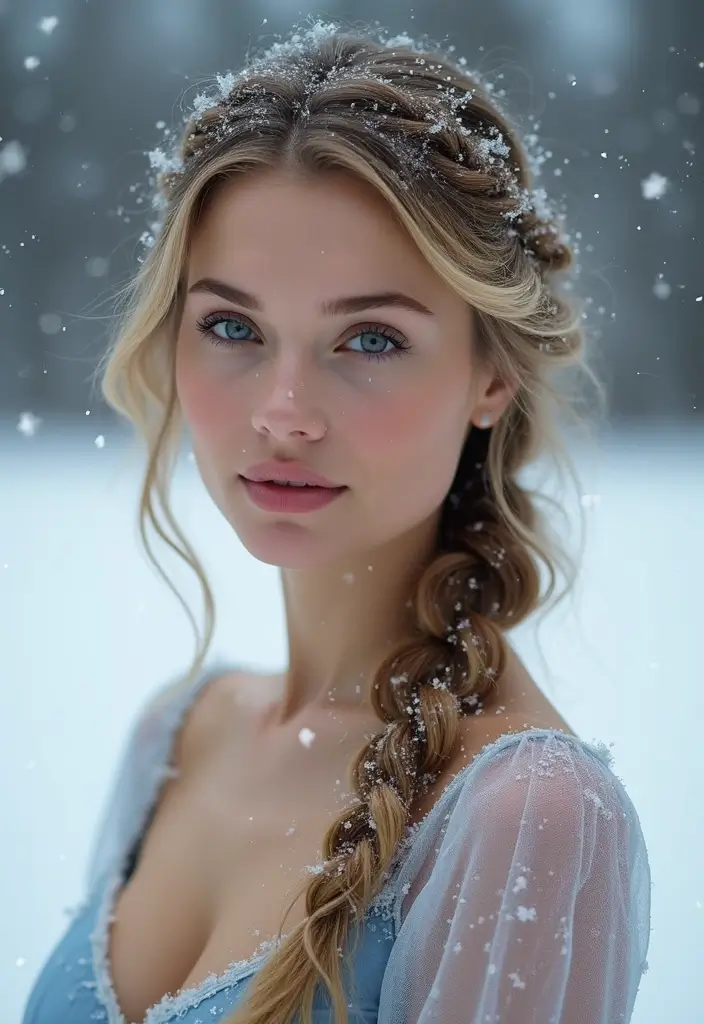 25 Winter Hairstyles That Protect Your Hair from Dryness - 11. Halo Braid