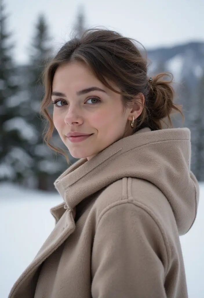 25 Winter Hairstyles That Protect Your Hair from Dryness - 15. Tucked-Up Curls