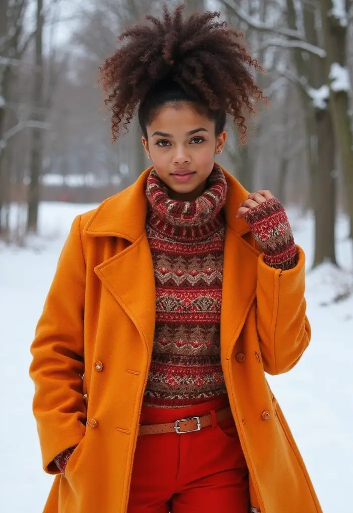 25 Winter Hairstyles That Protect Your Hair from Dryness - 2. High Puff