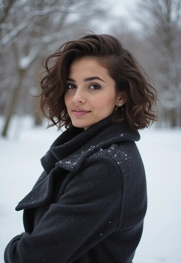 25 Winter Hairstyles That Protect Your Hair from Dryness - 25. Curly Bob