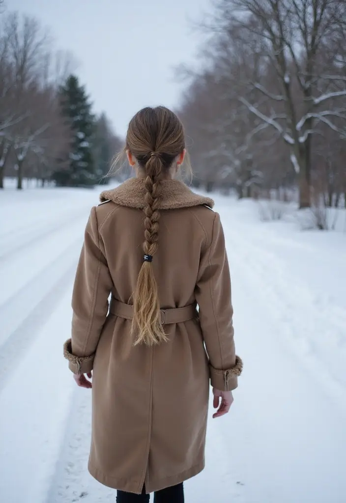 25 Winter Hairstyles That Protect Your Hair from Dryness - 8. Fishtail Braid