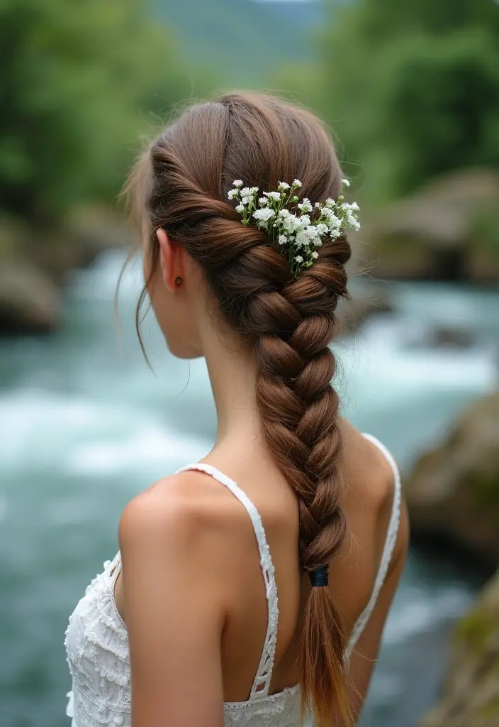 26 Boho Hairstyle Ideas for a Relaxed Vibe - 10. Fishtail Braid
