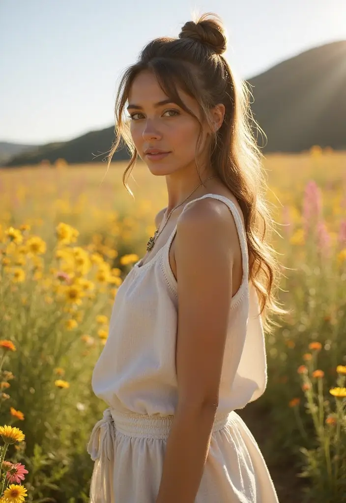 26 Boho Hairstyle Ideas for a Relaxed Vibe - 6. Twisted Ponytail